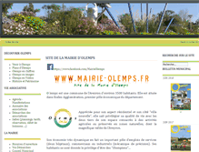 Tablet Screenshot of mairie.olemps-mairie.fr